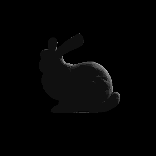 Frontface-culled (?) bunny