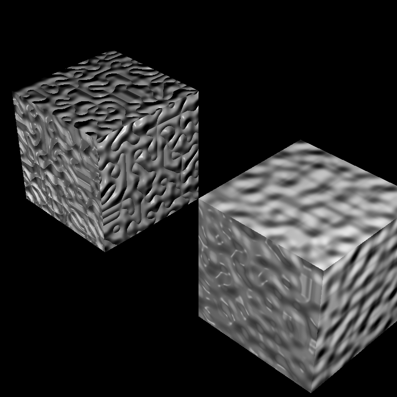Cubes with Bump Based on Noise