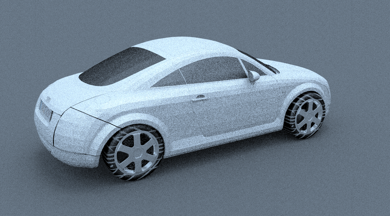 Mostly Correct Audi under Glacier Environment Light