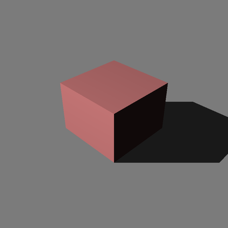 Cube under Directional Light