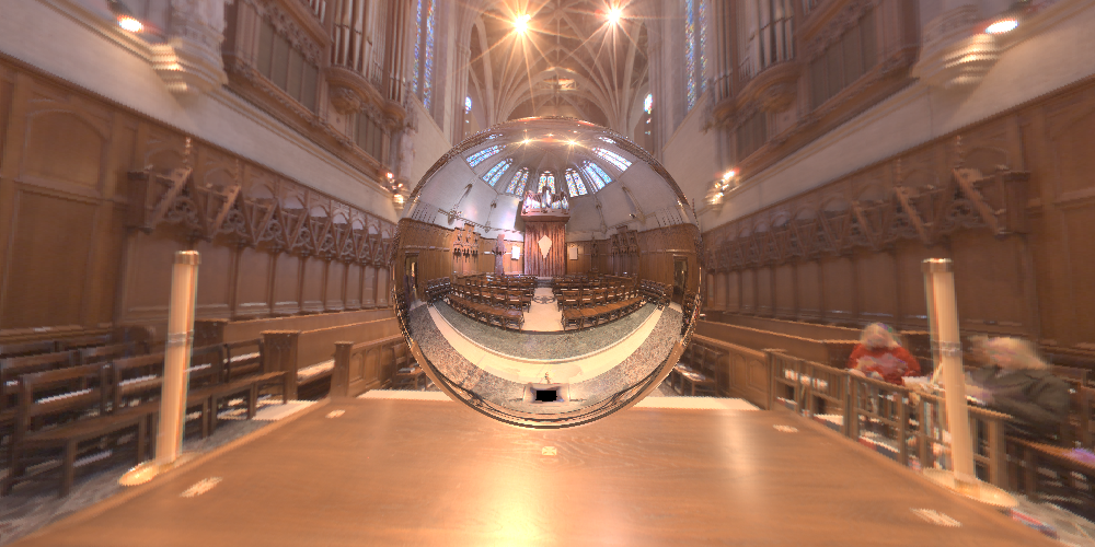 Spherical Mirror under Environment Light