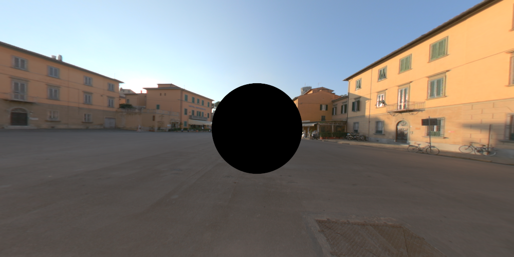 Black Hole under Environment Light
