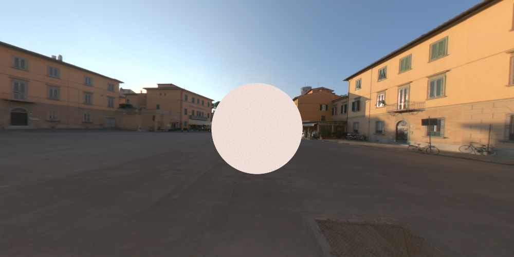 Sphere under Environment Light without Shading