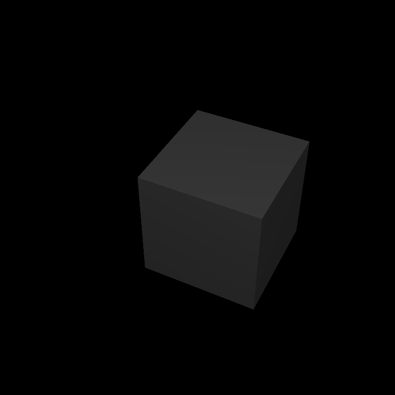 Simple block with shading