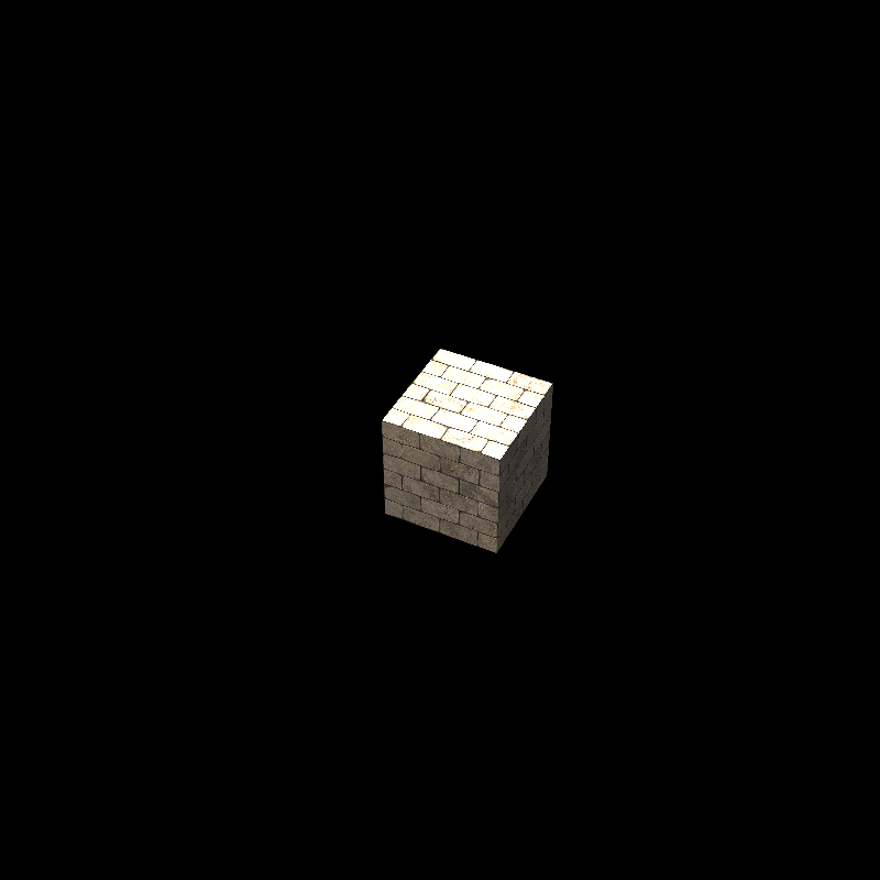 Smaller block with texture