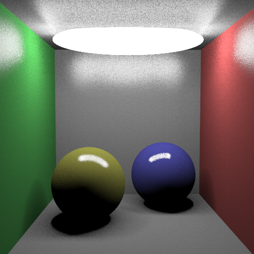 Cornellbox with ellipsoid object light
