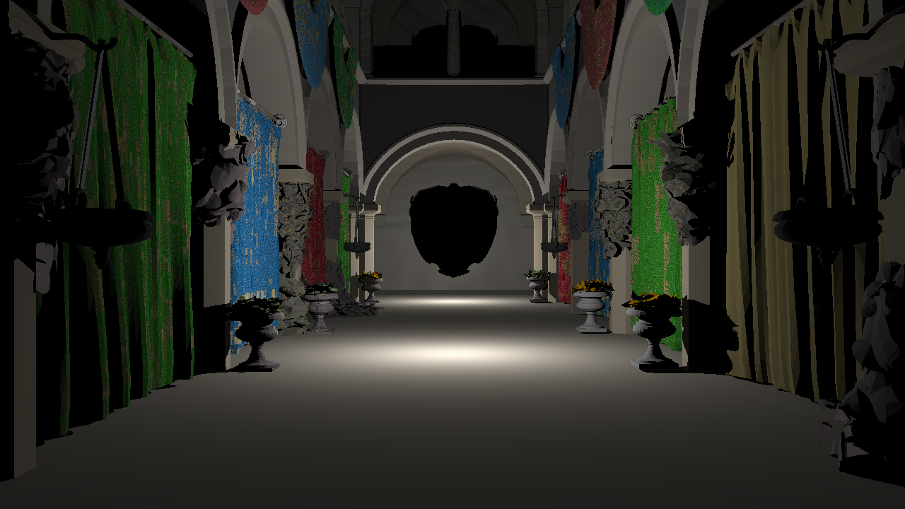 Ray traced Sponza